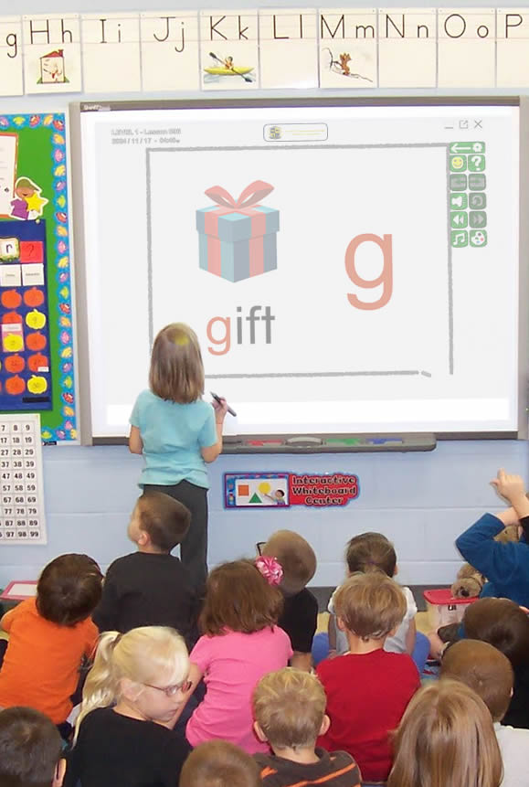 S.M.A.R.T. ESL品牌在一个教室环境中的展示